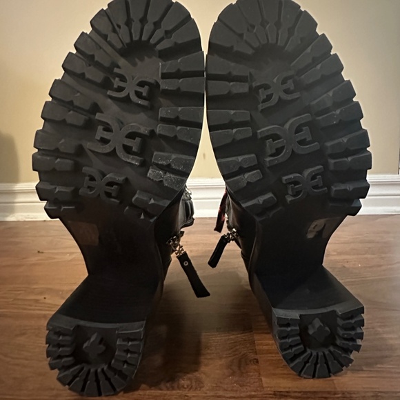 Sam Edelman Sade Block Heel Hiker Boots - Size 10 - Picture 4 of 5